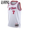 Camiseta Niños NBA Houston Rockets Kevin Durant 2025-26 Nike City Edition Blanco Swingman